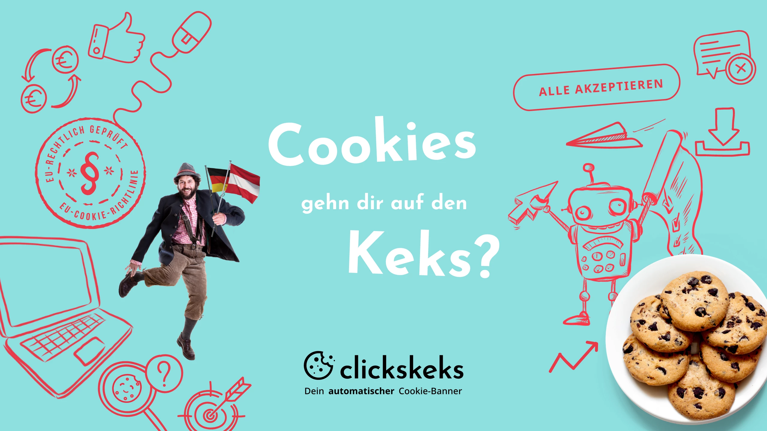 Clickskeks - dein automatische CookieBanner